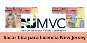 Cita para Licencia de Conducir New Jersey