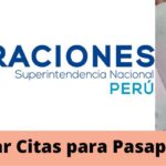 sacar citas para pasaporte peruano